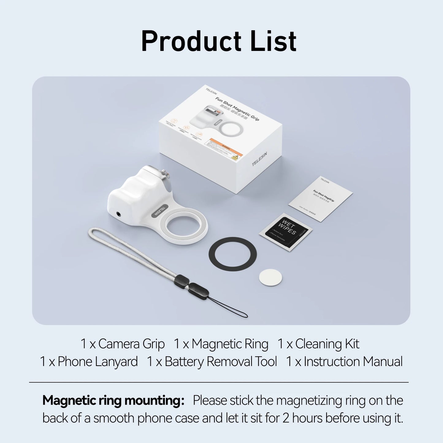 Magnetic Phone Camera Shoot Hand Grip Phone Holder Shooting Aid Remote Control Handle for Iphone HUAWEI SAMSUNG Phone