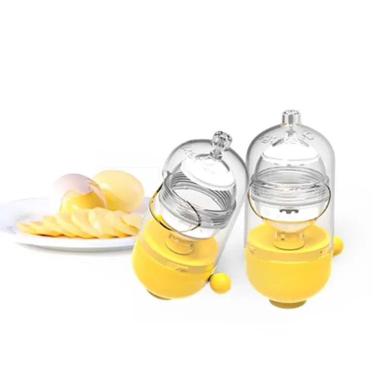 Rocket Manual Golden Egg Puller Scrambler Household Egg White Yolk Mixer Albumen Blender without Breaking Eggs Kitchen Tools