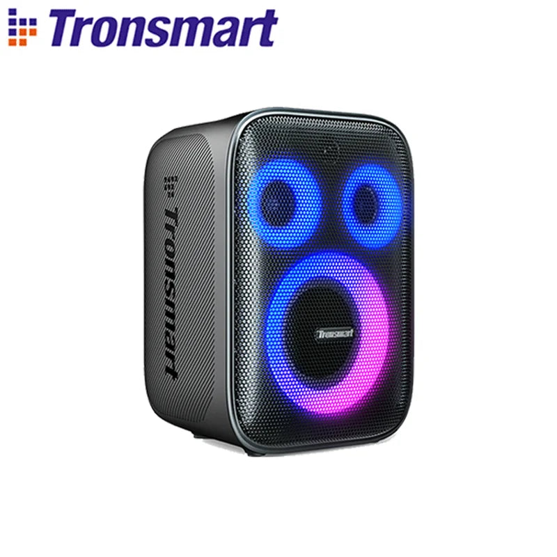 Halo 200 Speaker Bluetooth Speaker with 3 Way Sound System, 120W, Built-In/Wired Mic, Guitar Input, APP Control