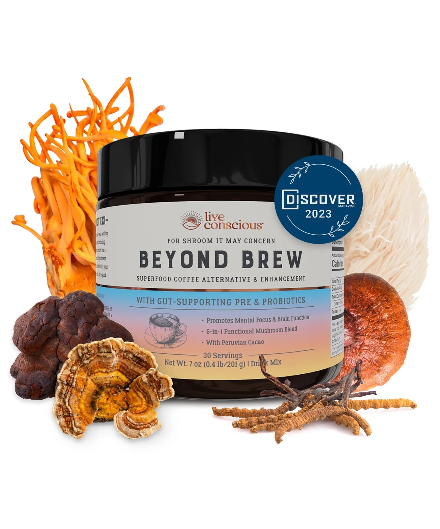 beyond Brew Mushroom Superfood Coffee Alternative, 30 Serv.