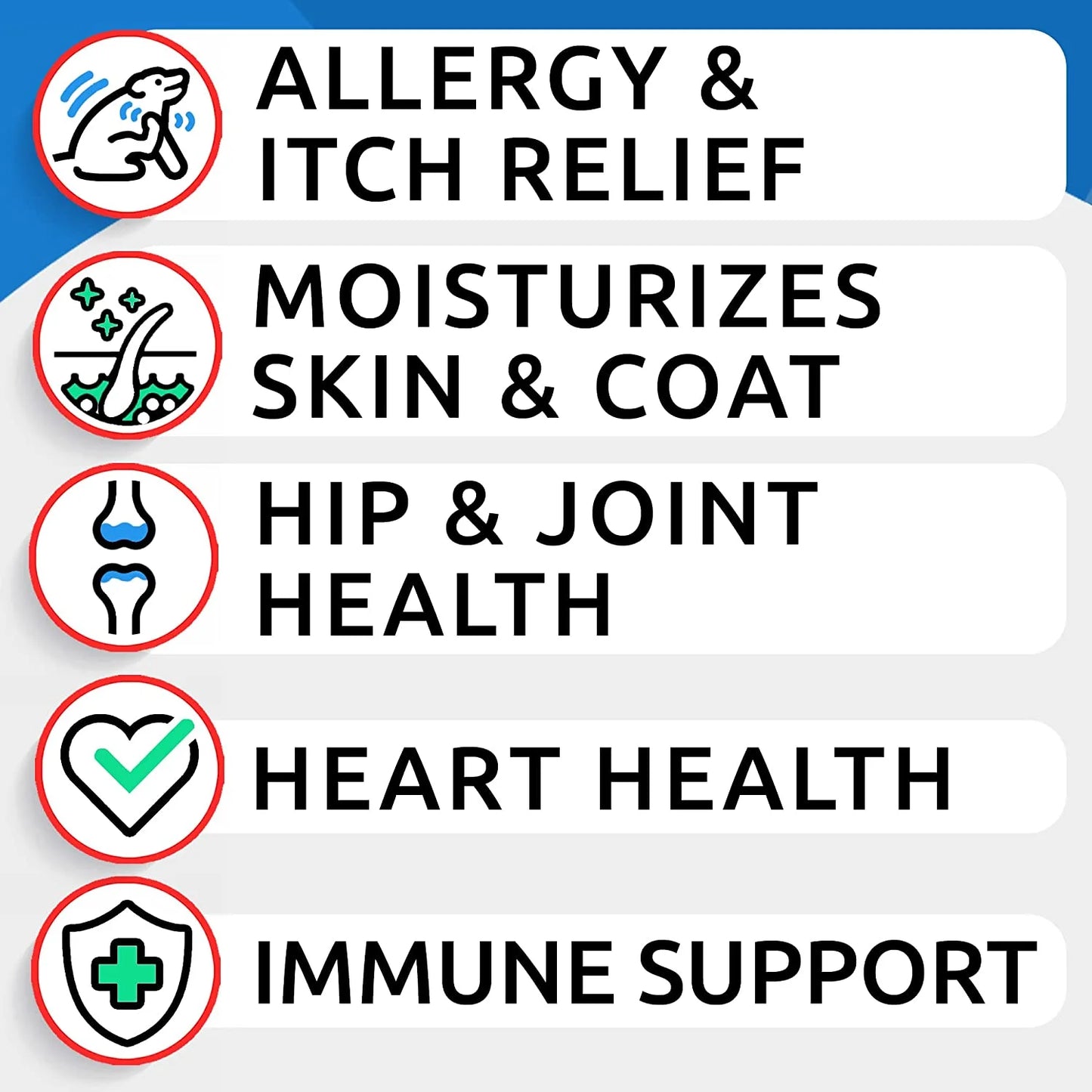 Omega 3 for Dogs - 180 Fish Oil Treats for Dog Shedding, Skin Allergy, Itch Relief, Hot Spots Treatment - Joint Health - Skin and Coat Supplement - EPA & DHA Fatty Acids - Salmon Oil
