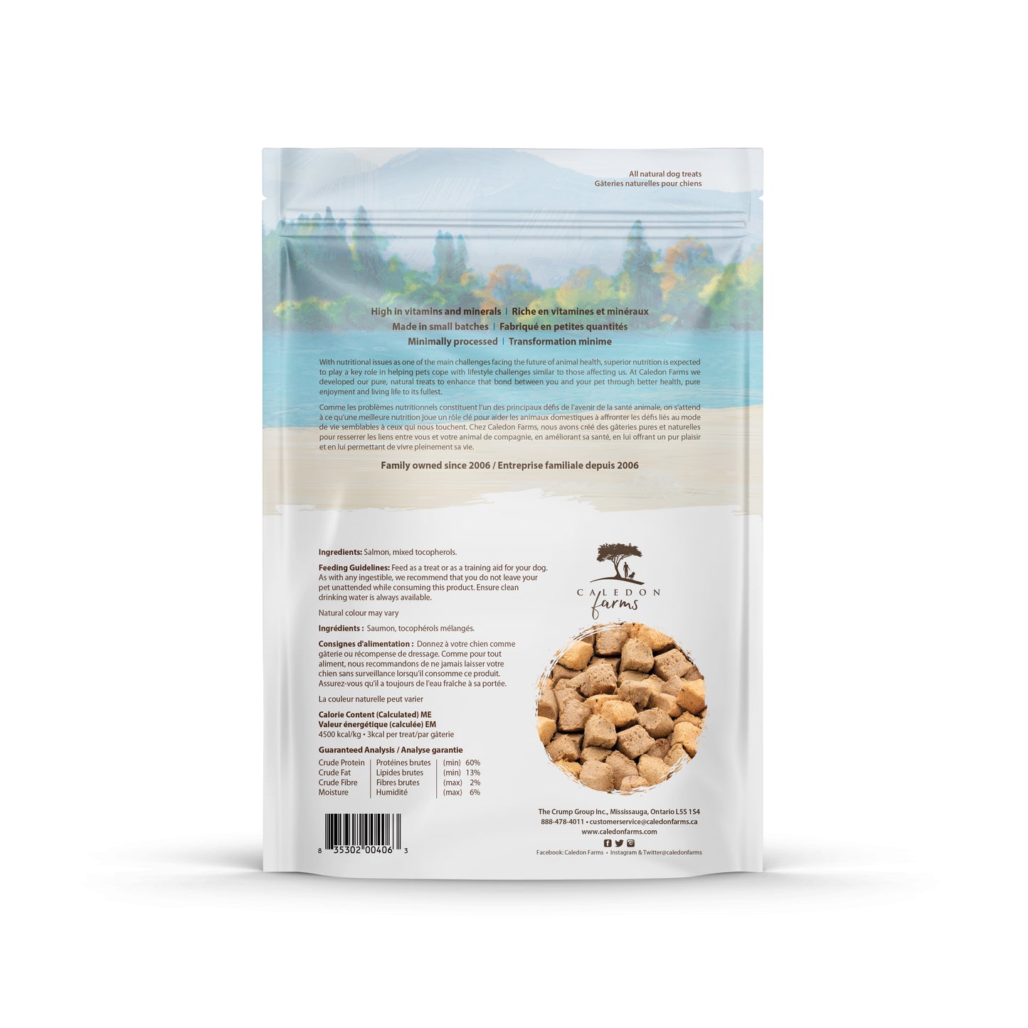 (3 Pack) Salmon Bites Dog Food Topper, 3.2 Oz Bag