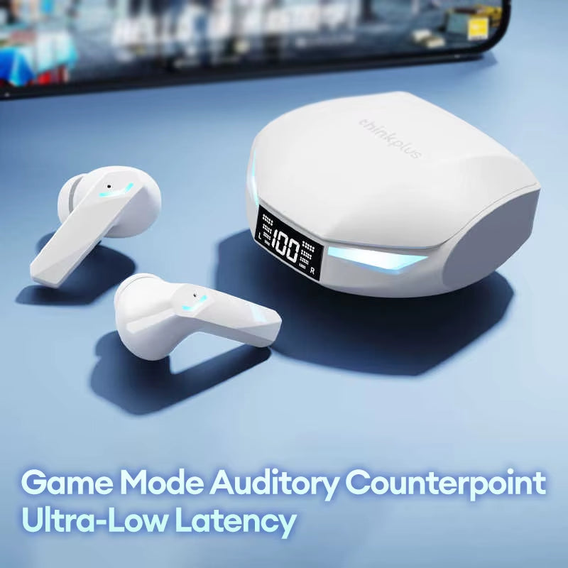 GM2 PRO MAX Bluetooth 5.4 Wireless Earphones LED Digital Display Waterproof Sport Earbuds Noise Cancelling Gaming Headset