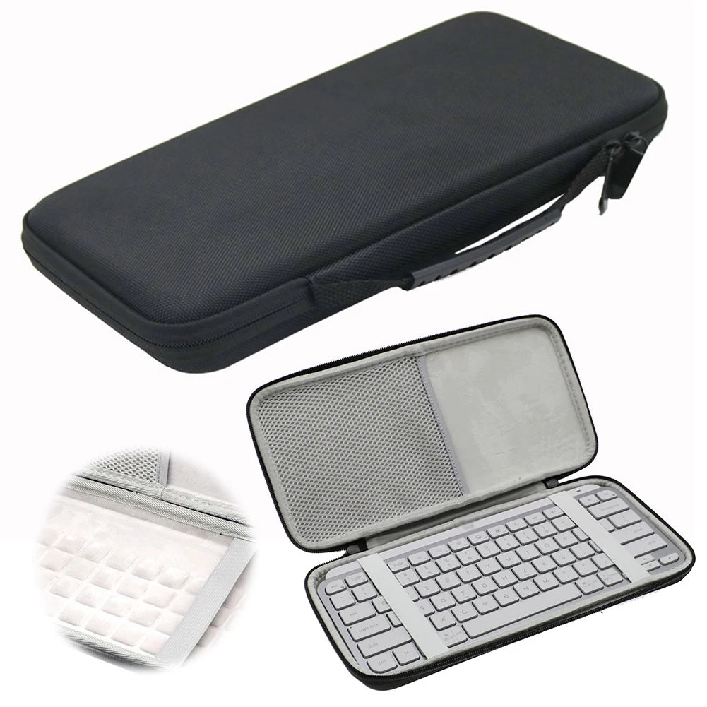Protective Storage Bag Illuminated Keyboard Travel Carrying Bag Storage Case for Logitech MX Keys Mini Wireless Keyboard
