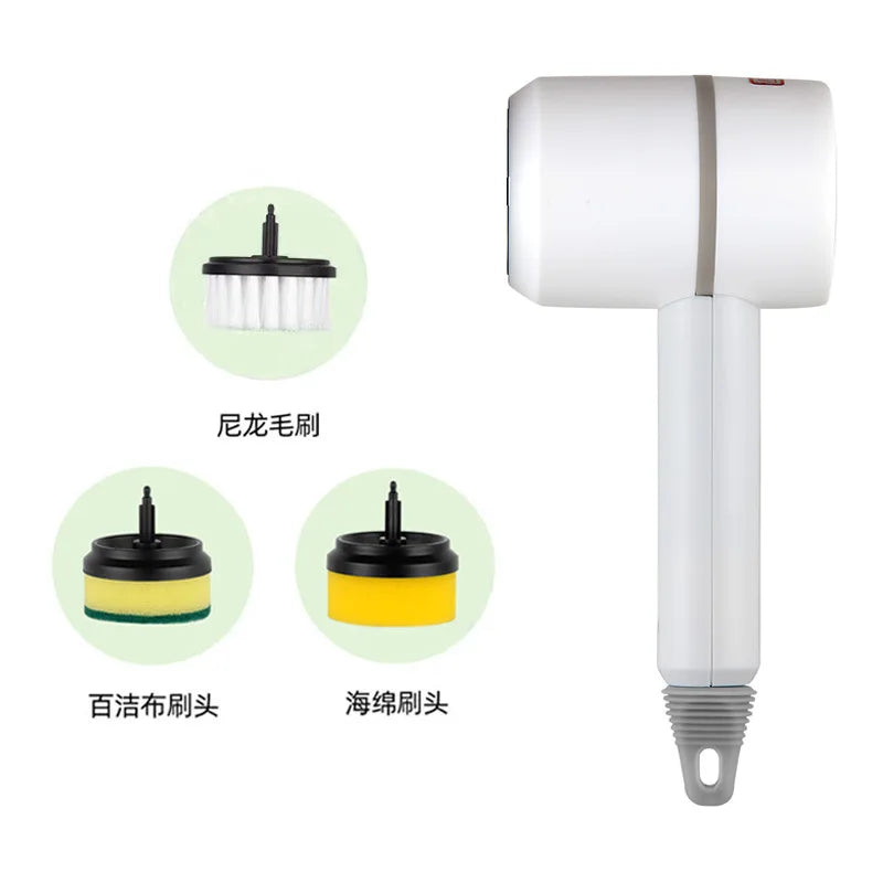 Dishwashing Brush Electric Cleaning Brush Automatic Wireless USB Rechargeable Professional Kitchen Bathtub Tile Cleaning Brushes