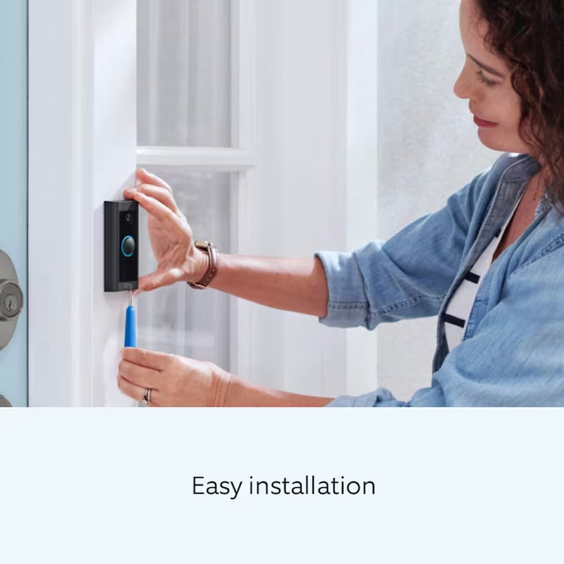 Video Doorbell Wired - Smart Wifi Doorbell Camera with 2-Way Talk, Night Vision and Motion Detection