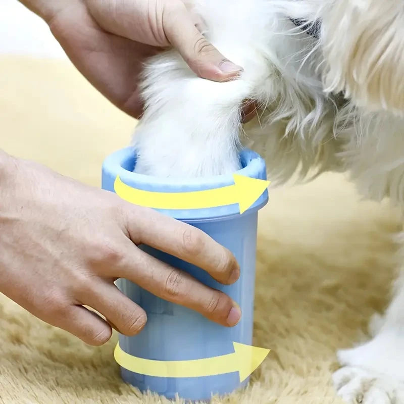 Portable Pet Foot Washer - 1Pc Dog Foot Cleaning Cup for Mud Removal, Easy & Efficient Pet Paw Cleaning Tool, Portable Design Fo