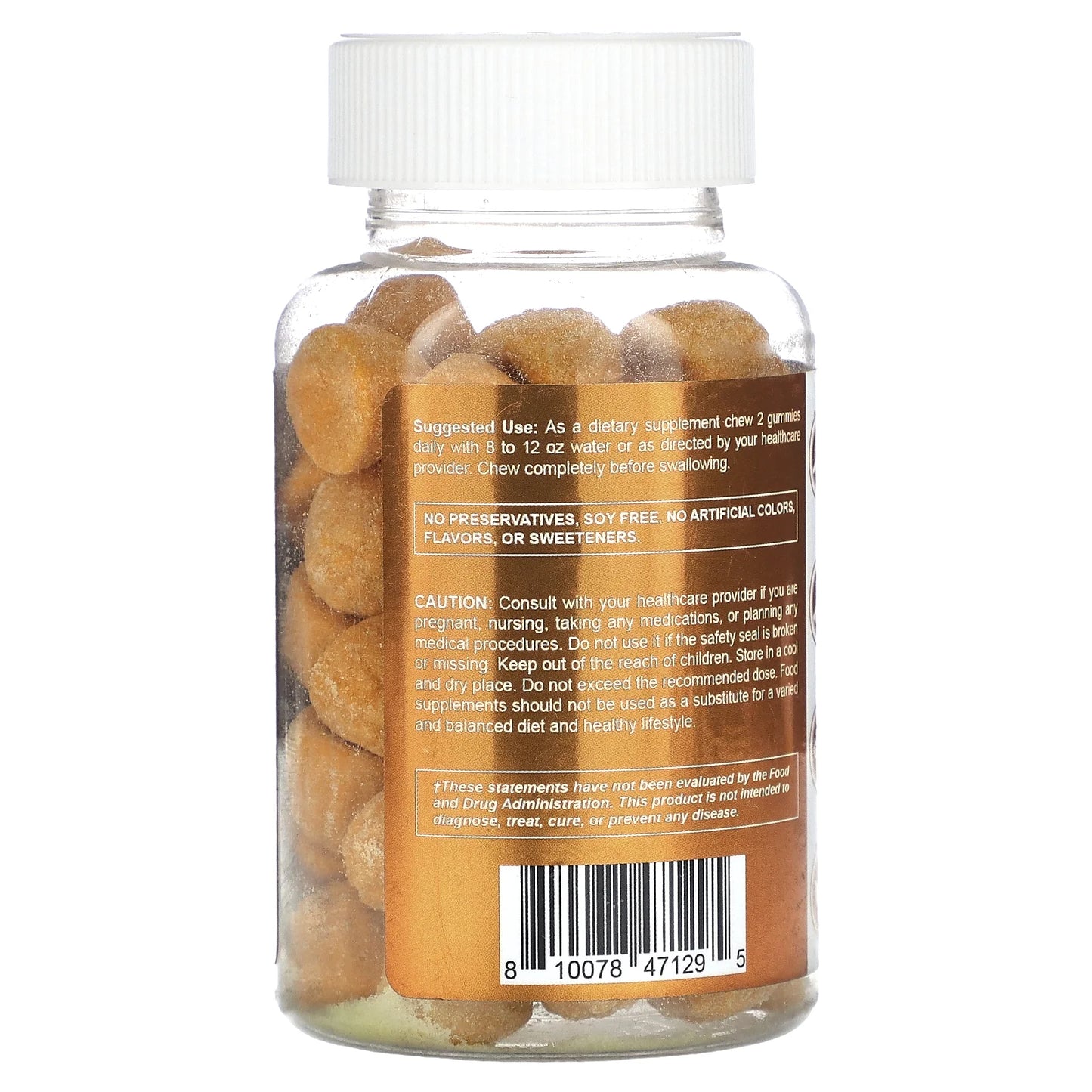 Turmeric Gummies with Ginger & Black Pepper Extract - 95% Curcuminoids - 60 Vegan Gummies
