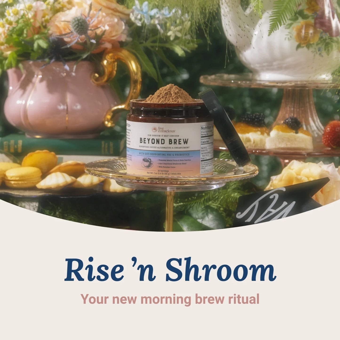 beyond Brew Mushroom Superfood Coffee Alternative, 30 Serv.
