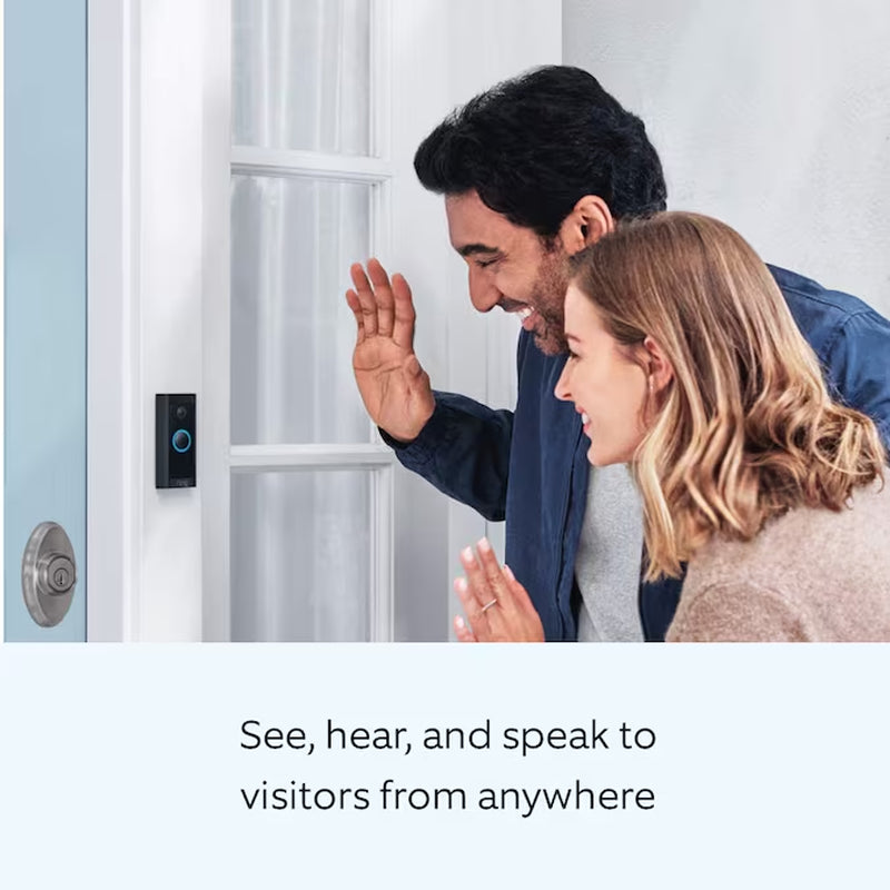 Video Doorbell Wired - Smart Wifi Doorbell Camera with 2-Way Talk, Night Vision and Motion Detection
