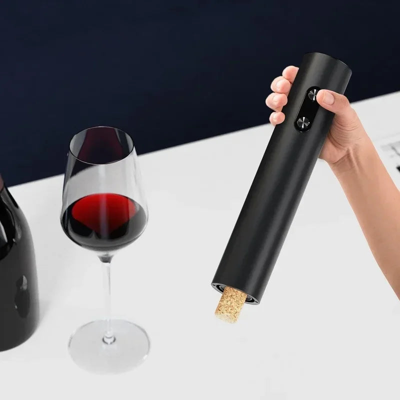 Electric Wine Bottle Opener Wine Pourer Automatic Red Wine Beer Opener Vacuum Bottle Stopper Base Kitchen Tools Kitchen Tools