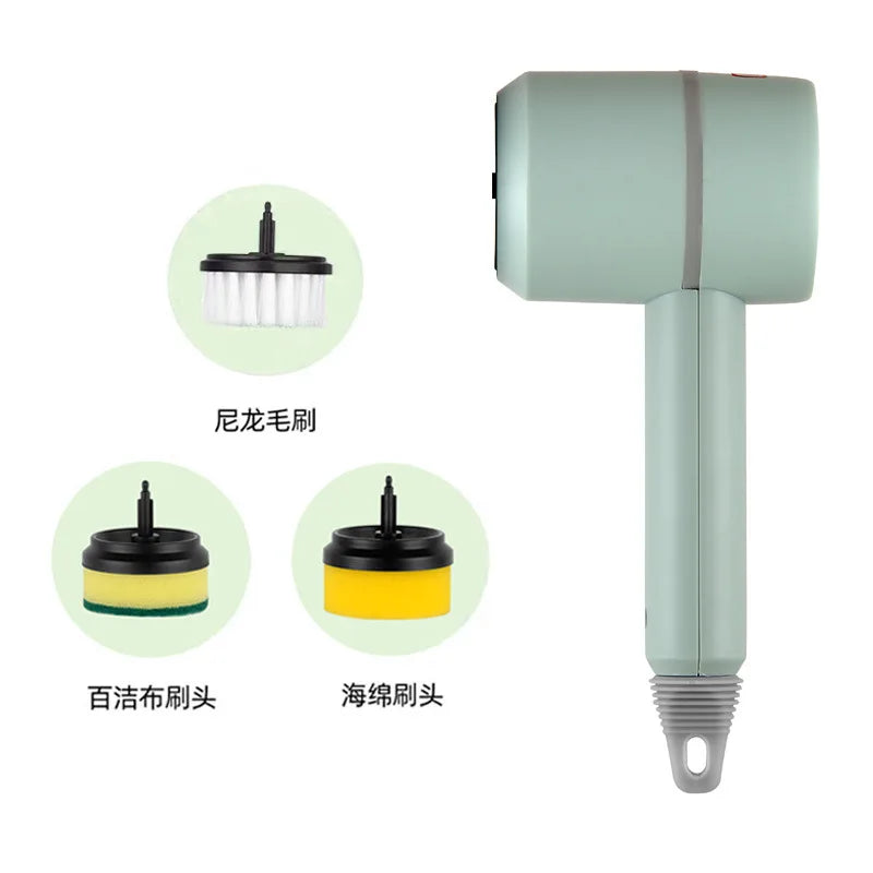 Dishwashing Brush Electric Cleaning Brush Automatic Wireless USB Rechargeable Professional Kitchen Bathtub Tile Cleaning Brushes