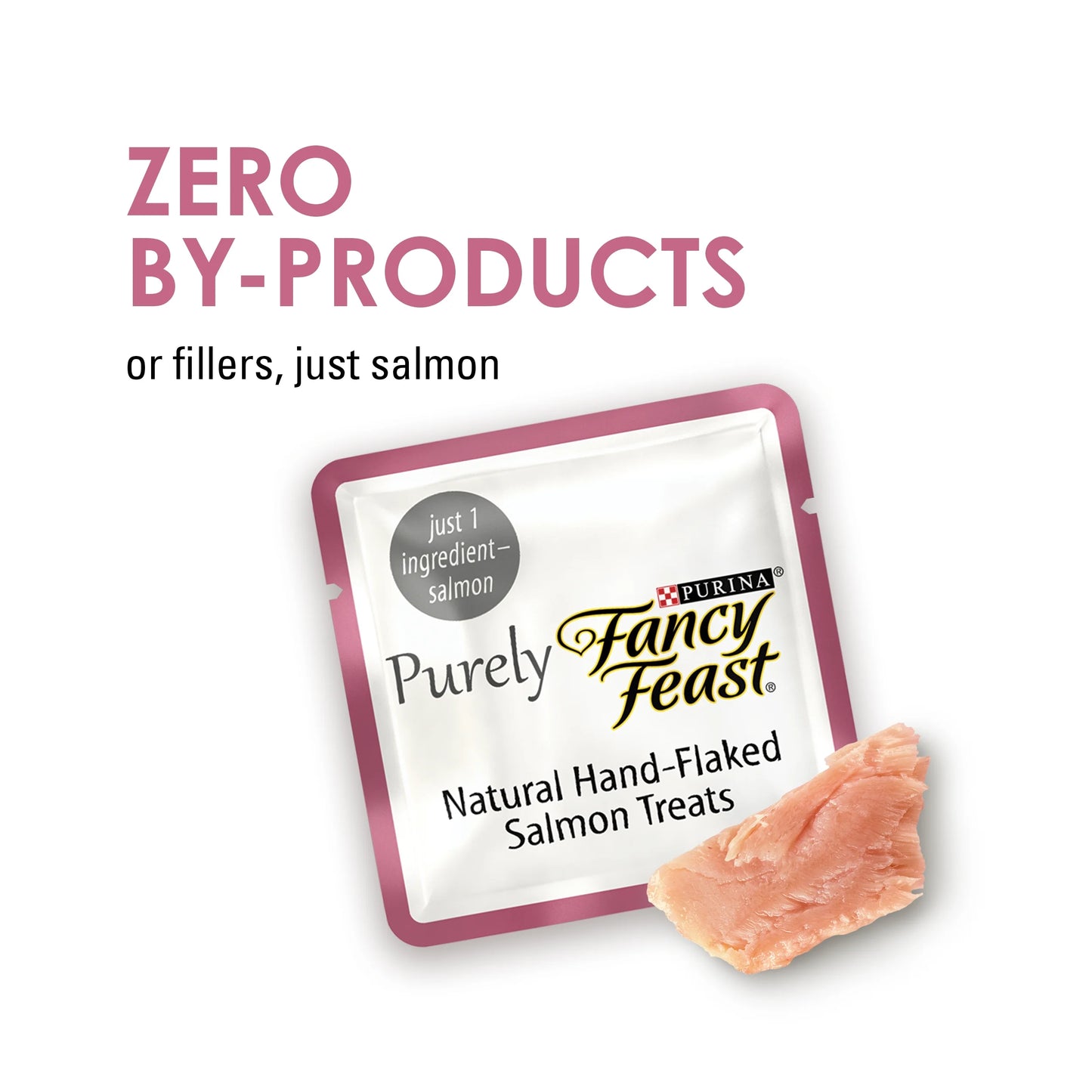 Purina Purely, Lickable Wet Cat Treats, Salmon, (5) 10 Ct Pouches