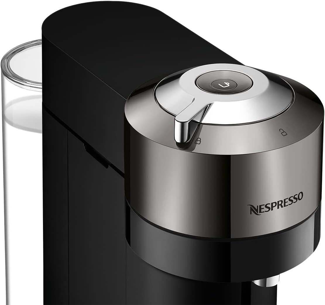 Vertuo Next Deluxe Coffee and Espresso Machine by De'Longhi, Chrome