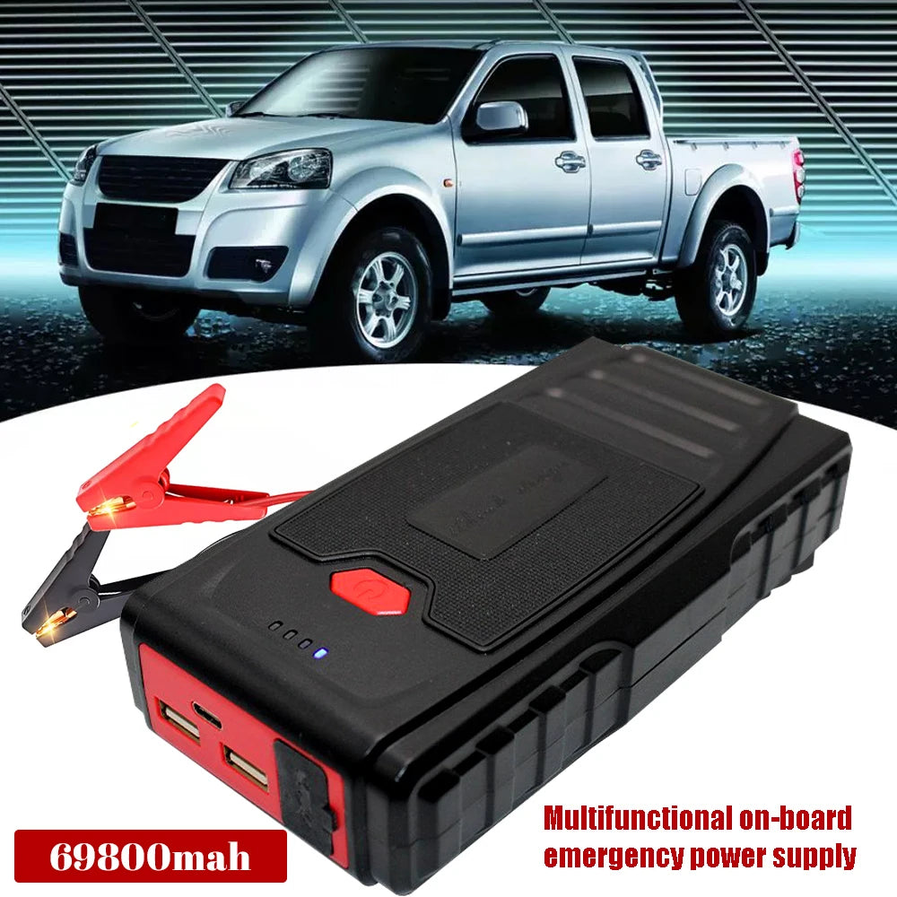 Car Jump Starter Power Bank 30000Mah Portable Booster Charger 600A Powerful Car Battery Auto Starting Device Emergency Starter