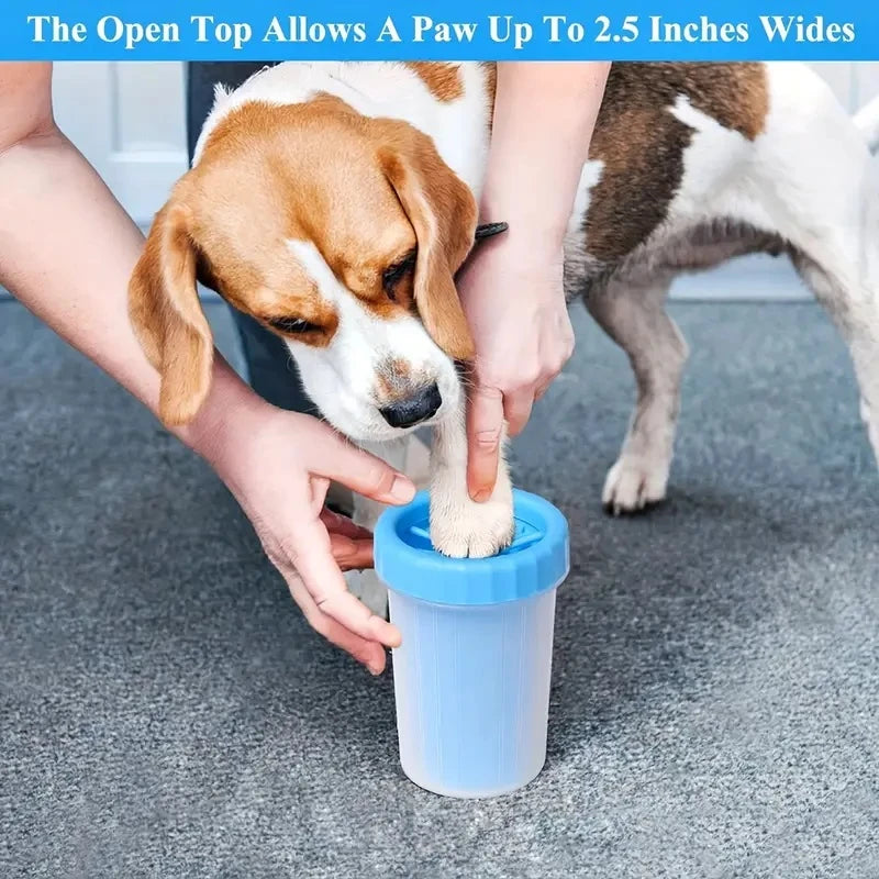 Portable Pet Foot Washer - 1Pc Dog Foot Cleaning Cup for Mud Removal, Easy & Efficient Pet Paw Cleaning Tool, Portable Design Fo