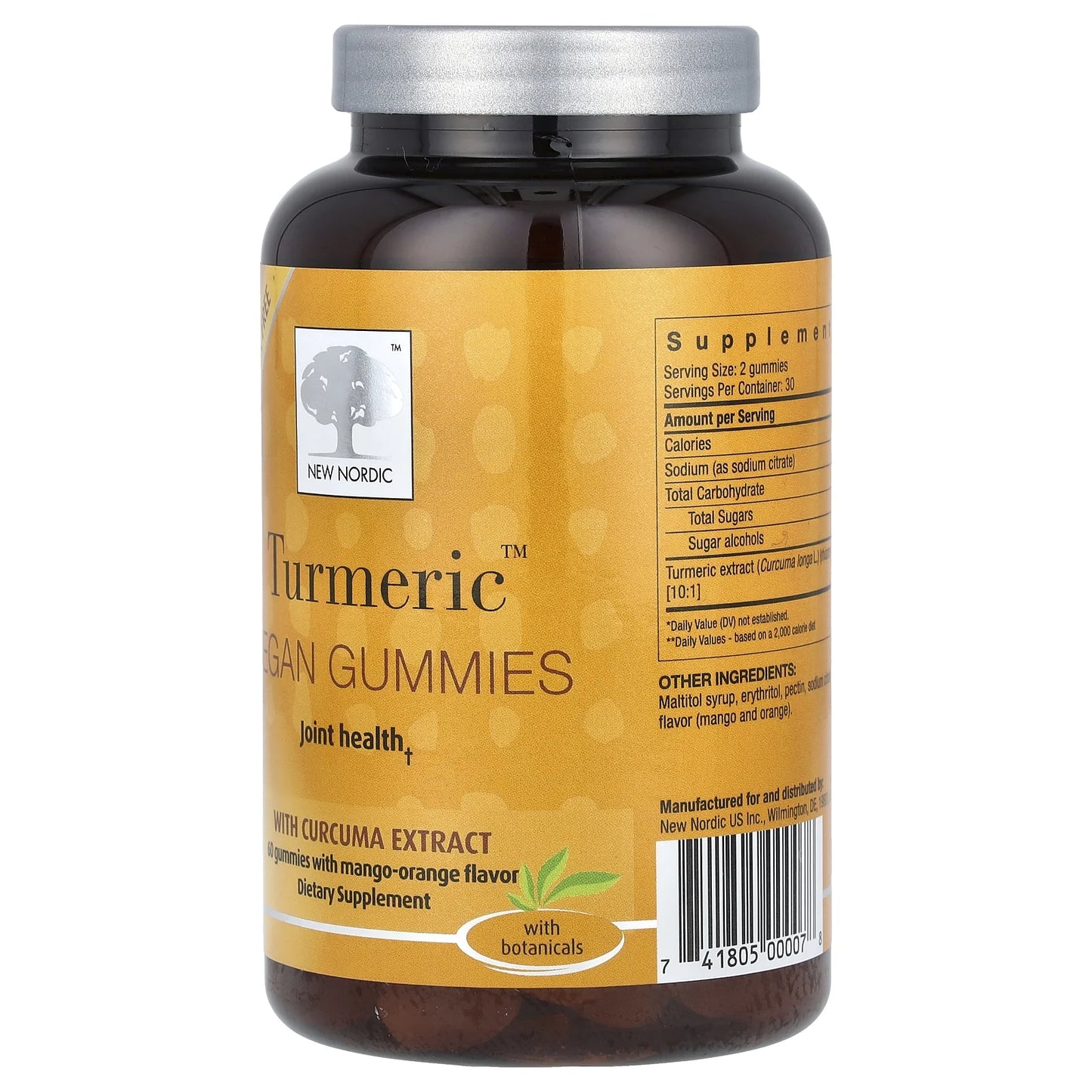 Turmeric Gummies | Joint Health & Anti-Inflammatory Supplement | 60 Count