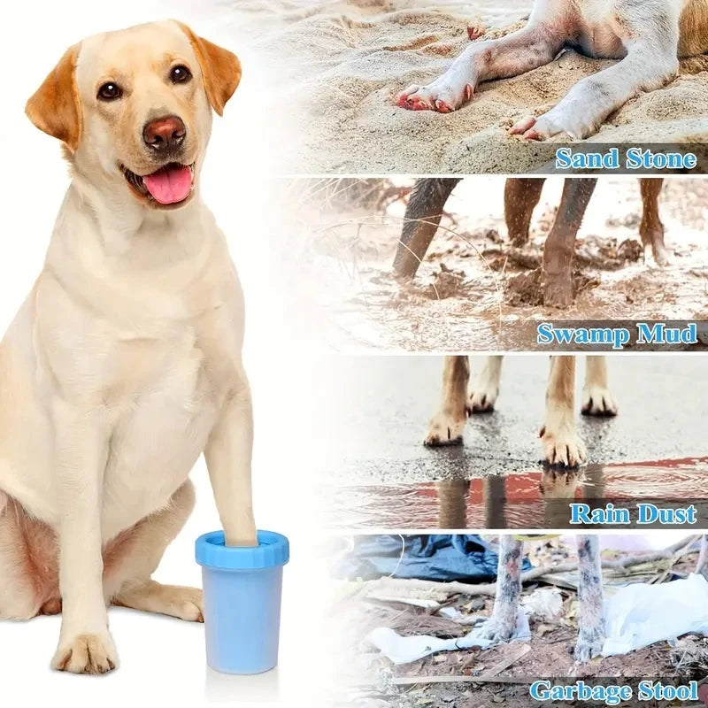 Portable Pet Foot Washer - 1Pc Dog Foot Cleaning Cup for Mud Removal, Easy & Efficient Pet Paw Cleaning Tool, Portable Design Fo