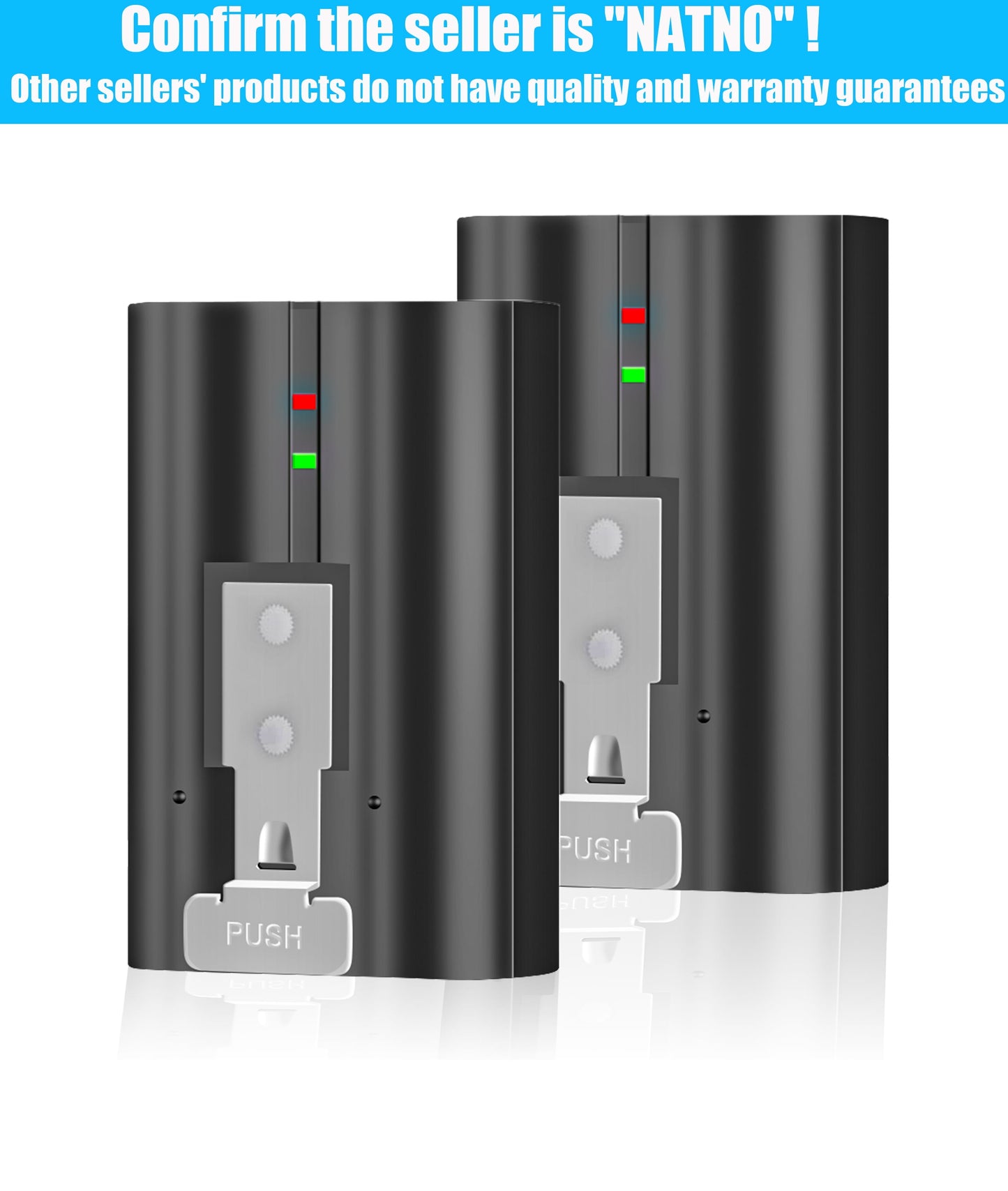 2-Pack 6040Mah Rechargeable 3.65V Battery Compatible with Video Rings Doorbell Camera Battery for 2/3/3Plus/4 Spotlight Camera, Stick up Camera and Peephole Camera