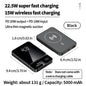 5000Mah Portable Magnetic Wireless Charging Power Bank 22.5W Super Fast Charging Digital Display Mobile Phone Power Bank