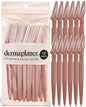 Dermaplaning Tool-12Pc Face Razors for Smooth Skin. Eyebrow Trimmer & Facial Hair Remover for Women & Men. Terracotta Design.