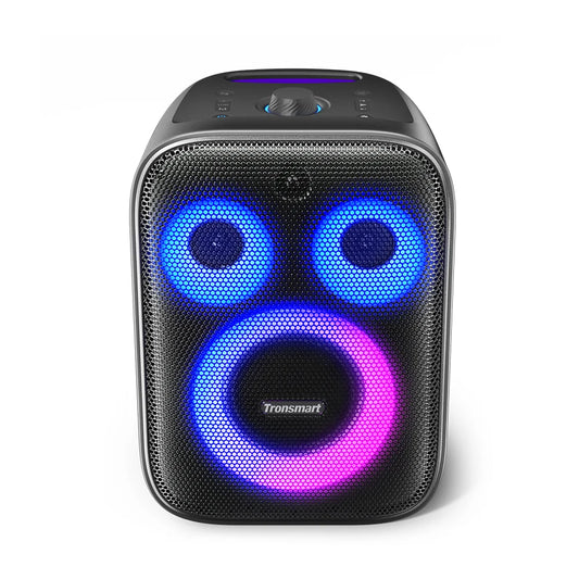 Halo 200 Speaker Bluetooth Speaker with 3 Way Sound System, 120W, Built-In/Wired Mic, Guitar Input, APP Control