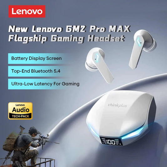 GM2 PRO MAX Bluetooth 5.4 Wireless Earphones LED Digital Display Waterproof Sport Earbuds Noise Cancelling Gaming Headset