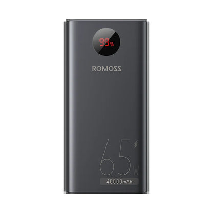 PEA40PRO Power Bank 40000Mah 65W Fast Charge USB C External Battery Portable Powerbank for Laptop Iphone 15 Xiaomi Huawei