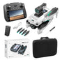 2025 Long-Endurance (2Batteries 45Min) GPS Drone Dual Cameras 5.9In LCD Remote Controller Brushless Motor Quad Obstacle Avoidanc