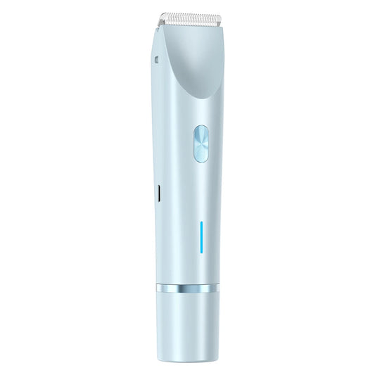 Electric Razor Woman Shaver Dual Head Electric Hair Clipper Women Mustache Epilator Leg Bikini Body Hair Trimmer for Pubic Legs