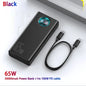 Power Bank 30000Mah 65W PD3.0 Quick Charging 3.0 FCP SCP Portable External for Iphone 14 12 13 Laptop Tablet Power Bank