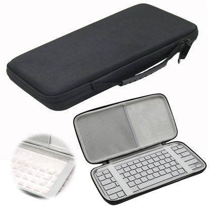 Protective Storage Bag Illuminated Keyboard Travel Carrying Bag Storage Case for Logitech MX Keys Mini Wireless Keyboard