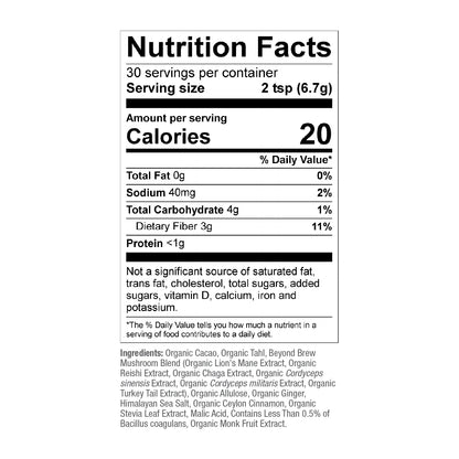beyond Brew Mushroom Superfood Coffee Alternative, 30 Serv.