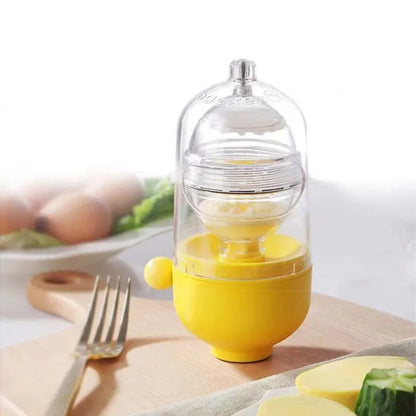 Rocket Manual Golden Egg Puller Scrambler Household Egg White Yolk Mixer Albumen Blender without Breaking Eggs Kitchen Tools