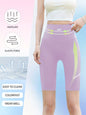 3PC Set Sports Wear Pockets High Waist Lifts Buttocks Lady Bubble Butt Yoga Pants Athletic Korea Jogging Scrunch Shorts