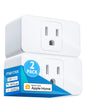 Smart Plug Mini, 15A & Reliable Wifi, Support Apple Homekit, Siri, Alexa, Echo, Google Home, Nest Hub and Smartthings, App Control, Timer, No Hub Needed, 2 Pack