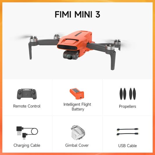 MINI 3 Drone 4K Super Night Video 3-Axis Gimbal Camera 249G Ultralight C0 CE