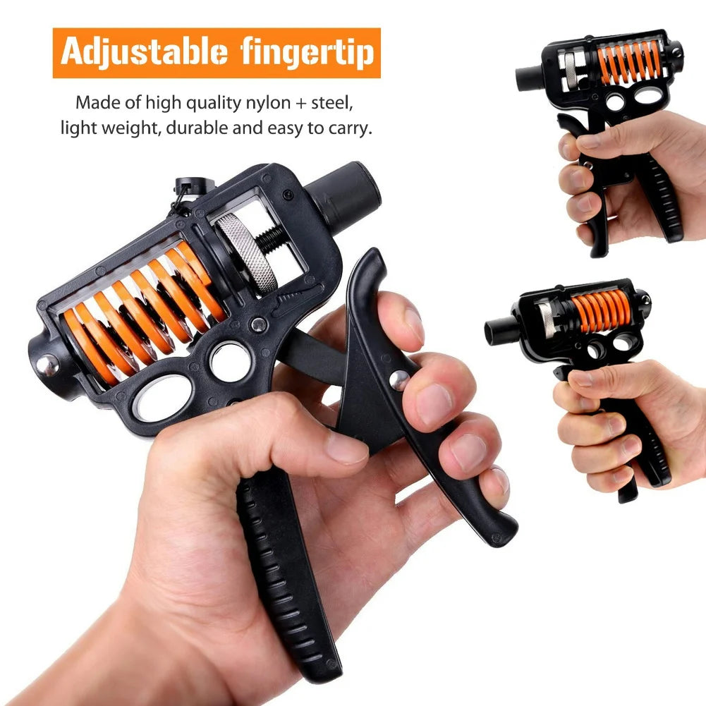10-120Kg/5-165Kg Hand Trainer Gym Training Hand Grip Exerciser Wrist Forearm Strength Adjustable Heavy Arm Carpal Power Expander