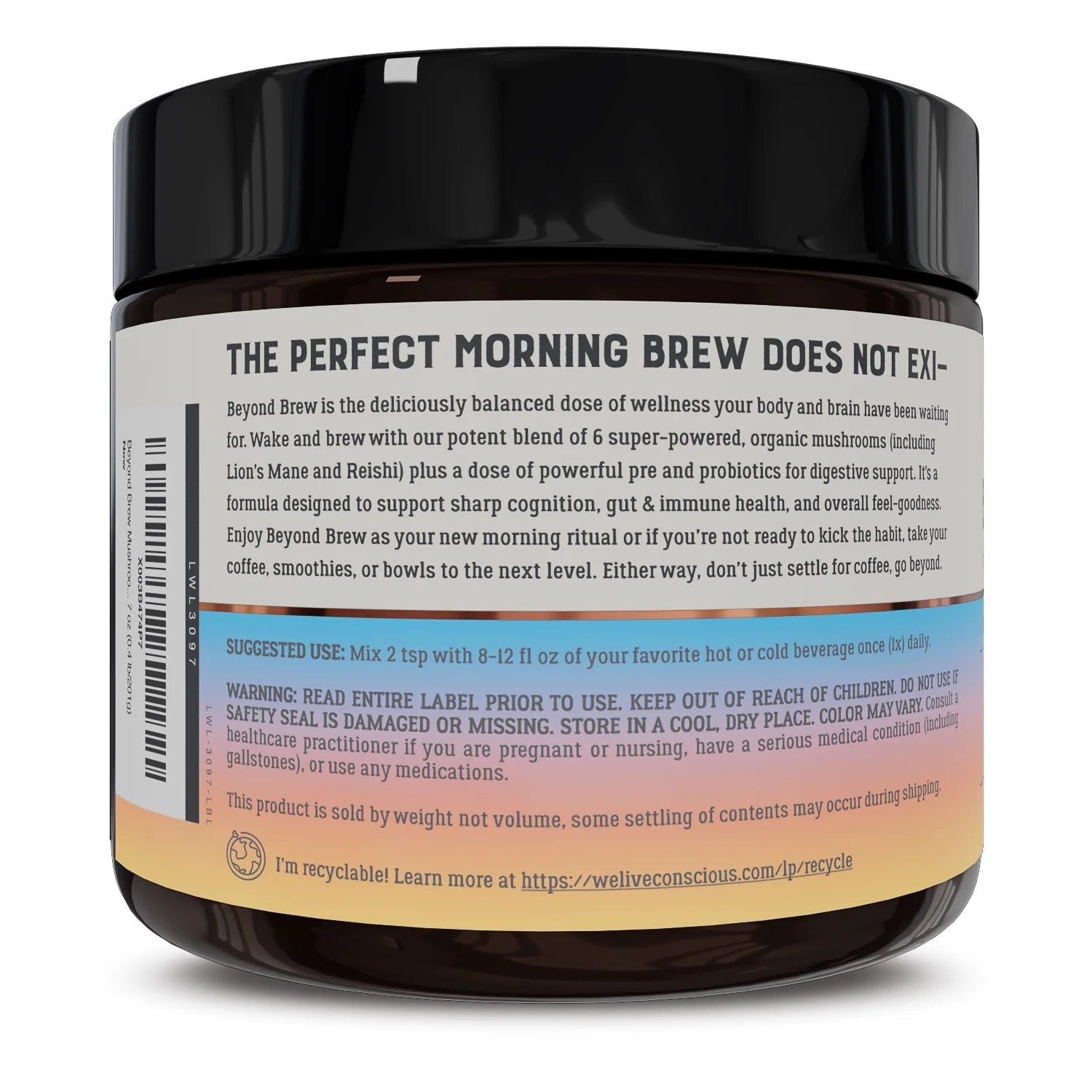 beyond Brew Mushroom Superfood Coffee Alternative, 30 Serv.
