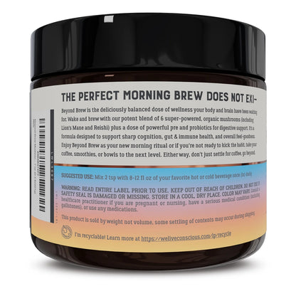beyond Brew Mushroom Superfood Coffee Alternative, 30 Serv.