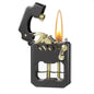 Lighter Cool Trench Lighter Mecha Metal Rocker Lighters Windproof Refillable Kerosene Lighters with Unique Transparent Visible