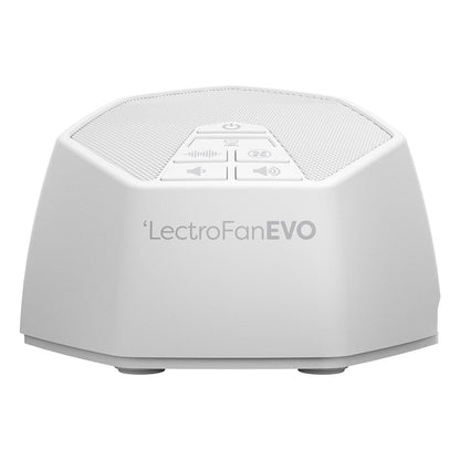 EVO White Noise Machine - Compact Sleep Sound Machine for Bedroom, Travel, Study & More - 22 Non-Looping Fan, White & Ocean Noise Variations - White