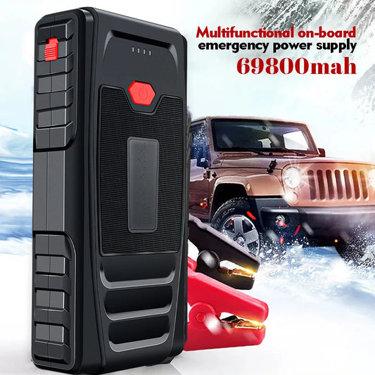 Car Jump Starter Power Bank 30000Mah Portable Booster Charger 600A Powerful Car Battery Auto Starting Device Emergency Starter