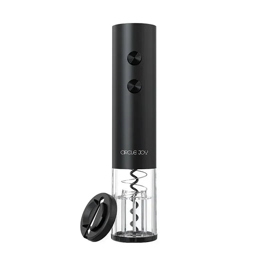 Circle Joy Electric Wine Opener Battery Automatic Bottle Opener for Red Wine Beer with Foil Cutter Abre Latas Electrico Cerveza