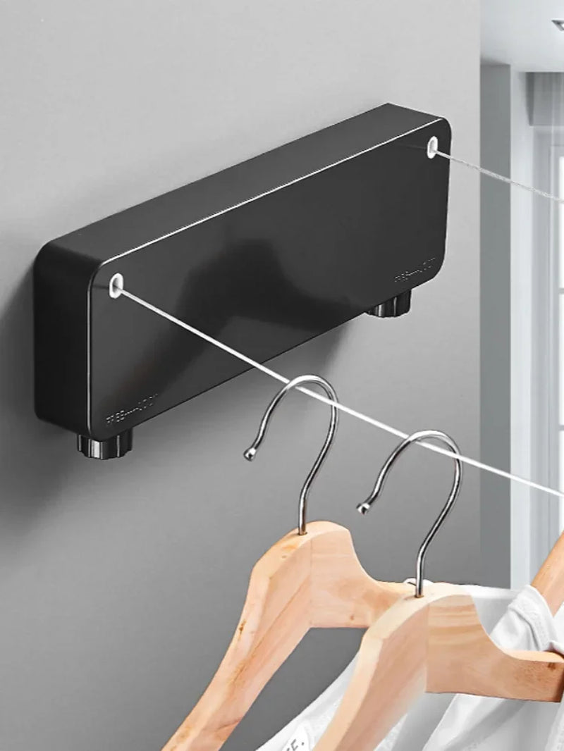 Invisible Clothesline Punch-Free Retractable Clothes Hanger Wire Indoor Air Clothes Shrink Clotheslinebalcony Clothes Fantastic