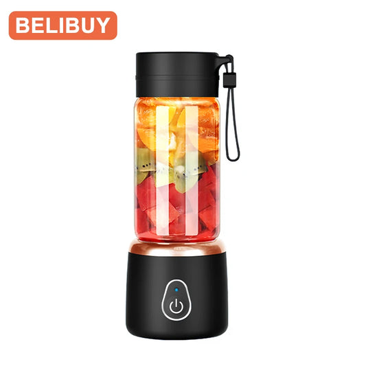 530ML Electric Juicer Portable Smoothie Blender USB Rechargeable Multifunction Fruit Mixer Machine Mini Juicer Maker Blender Cup