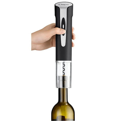 Cordless Electric Wine Bottle Opener with Foil Cutter Lithium Battery Ergonomic Design Lightweight Motor Torque Preservation