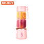 530ML Electric Juicer Portable Smoothie Blender USB Rechargeable Multifunction Fruit Mixer Machine Mini Juicer Maker Blender Cup