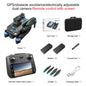 2025 Long-Endurance (2Batteries 45Min) GPS Drone Dual Cameras 5.9In LCD Remote Controller Brushless Motor Quad Obstacle Avoidanc