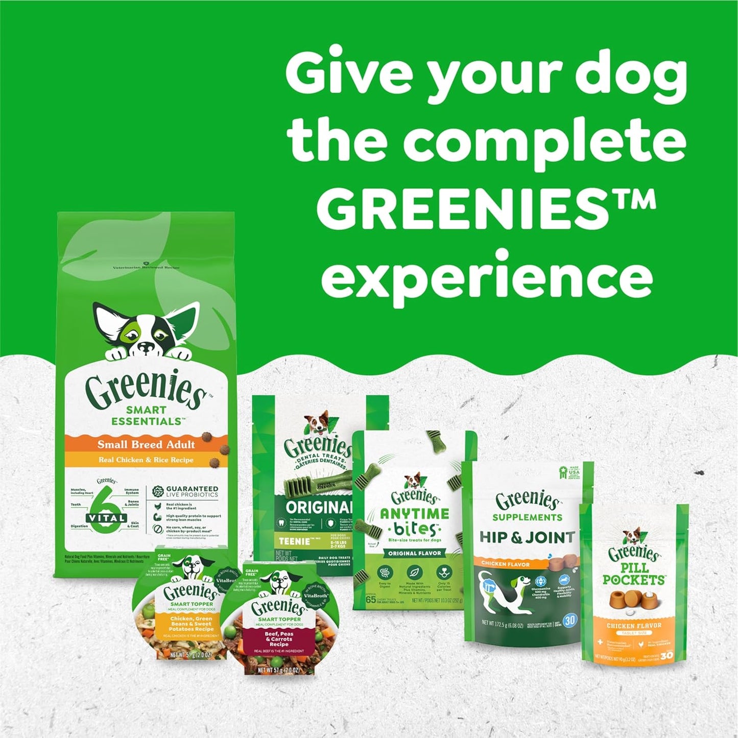 Original Regular Dental Dog Treats, (4) 18 Ct Packs (72 Treats Total)